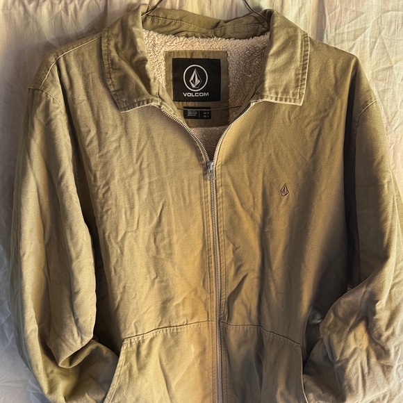 Volcom Beige Zip-Up Jacket - Picture 5 of 5